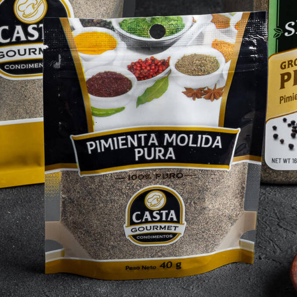 Pimienta Negra Molida 100% Pura 453,6 GR – Casta Gourmet